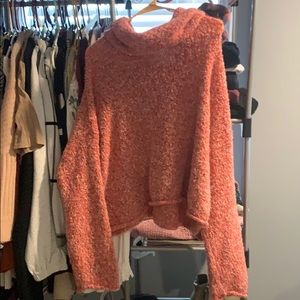Free People Cow Neck Sweater